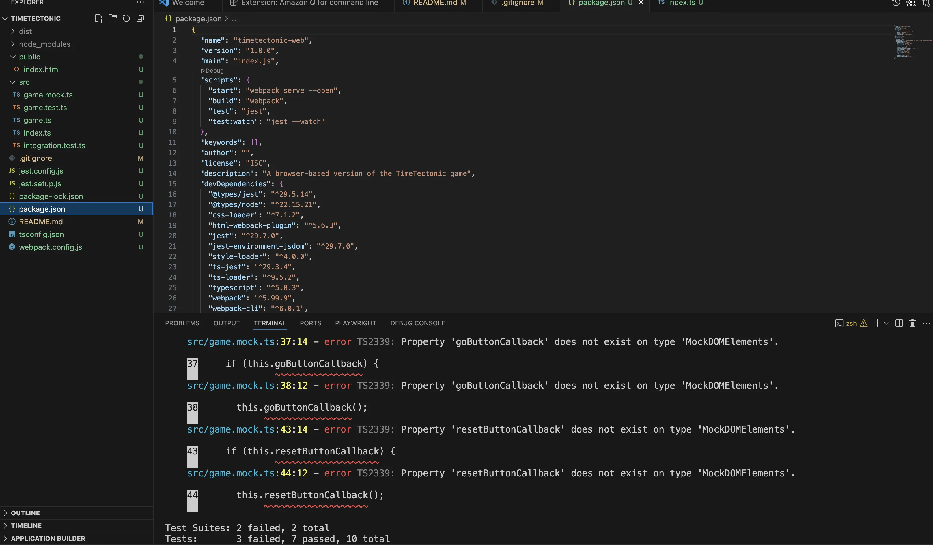 Q adding tests